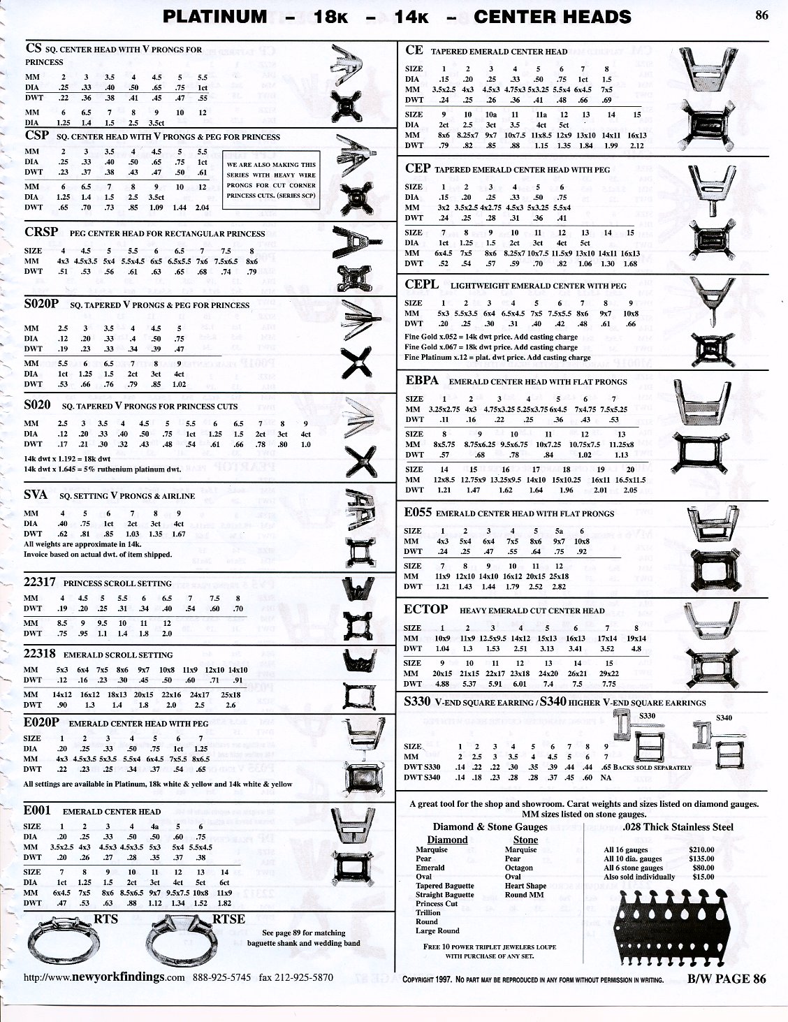 Yellow Findings Catalog